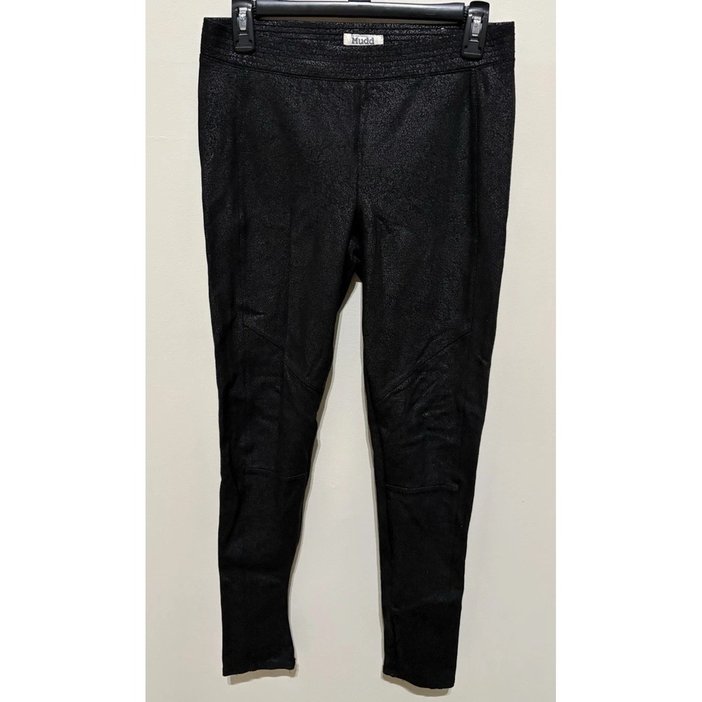 Mudd Black Skinny Pants Stretch Fit Pull On Y2K Vintage Pebble Leggings Medium